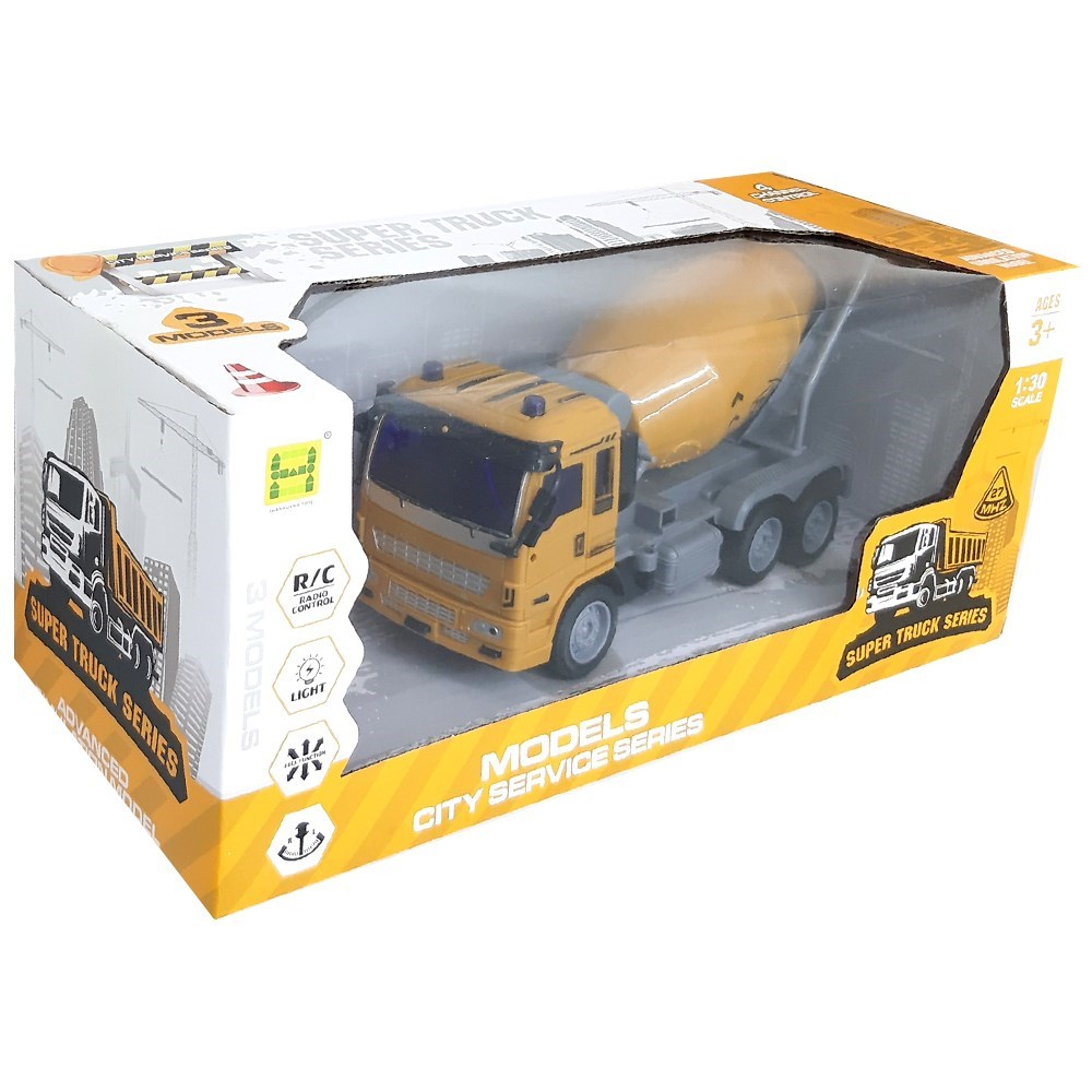 Sarı Işıklı Şarjlı Uzaktan Kumandalı Harç Kamyonu 20 Cm SH091-321B-Kumandalı İş Makineleri