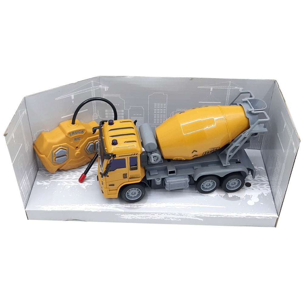 Sarı Işıklı Şarjlı Uzaktan Kumandalı Harç Kamyonu 20 Cm SH091-321B-Kumandalı İş Makineleri