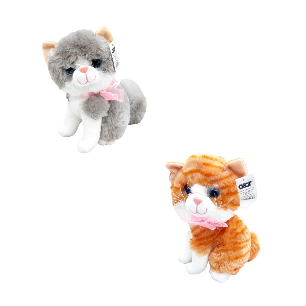 Sesli Peluş Kedi 27 Cm ACR-079-Peluş Oyuncaklar