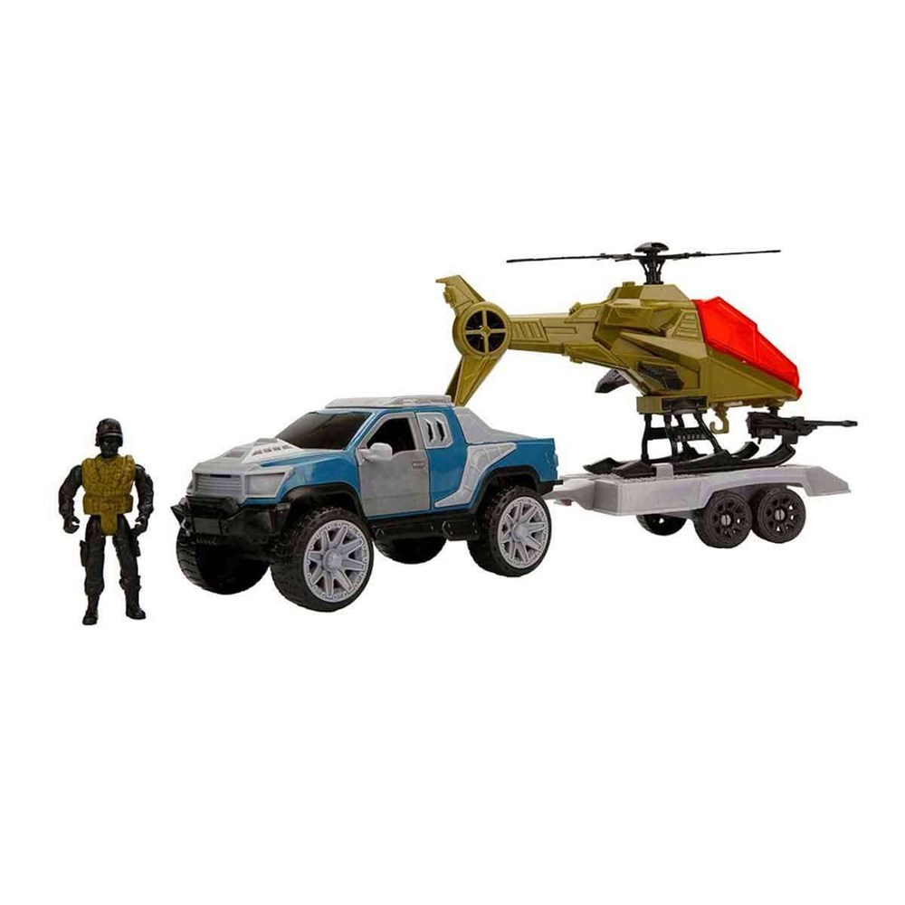 Sunman Oyuncak Maxx Wheels Helikopter Çekici Araç 03533 SUN-MOL-MXX-Erkek Oyun Setleri