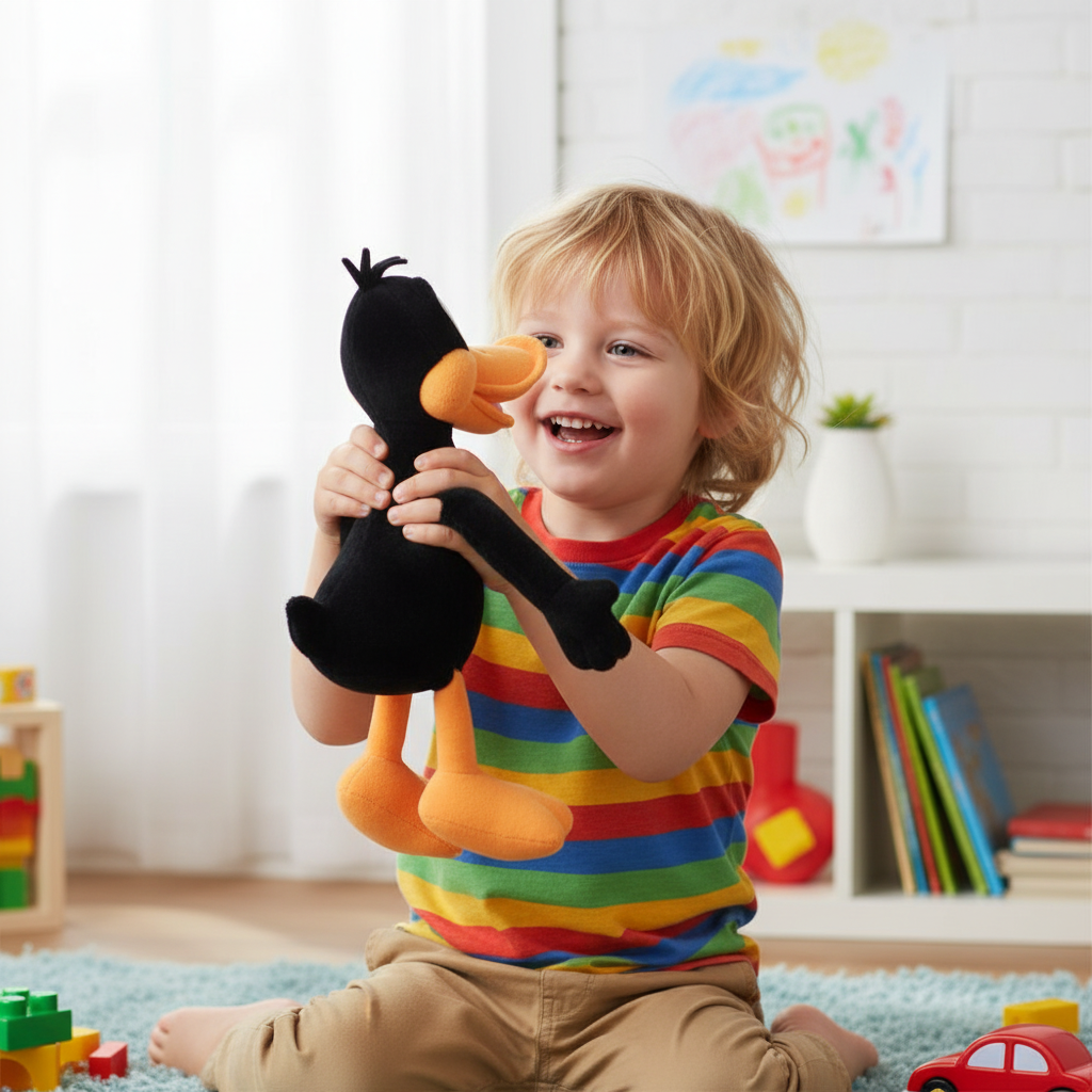 Sunman Oyuncak Peluş Duffy Duck 25 cm 00005781-Peluş Oyuncaklar