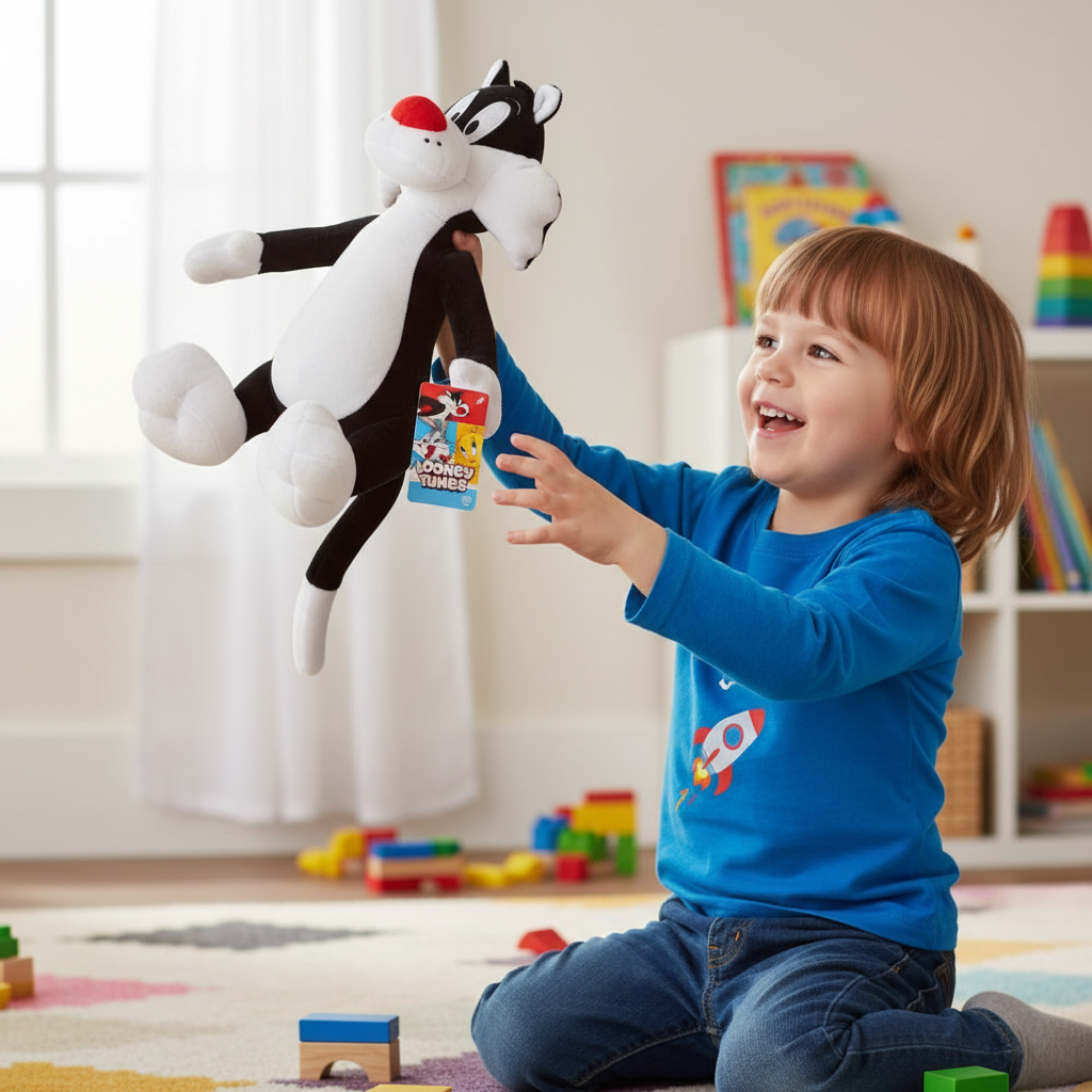Sunman Oyuncak Peluş Sylvester 43 cm 00005784-Peluş Oyuncaklar