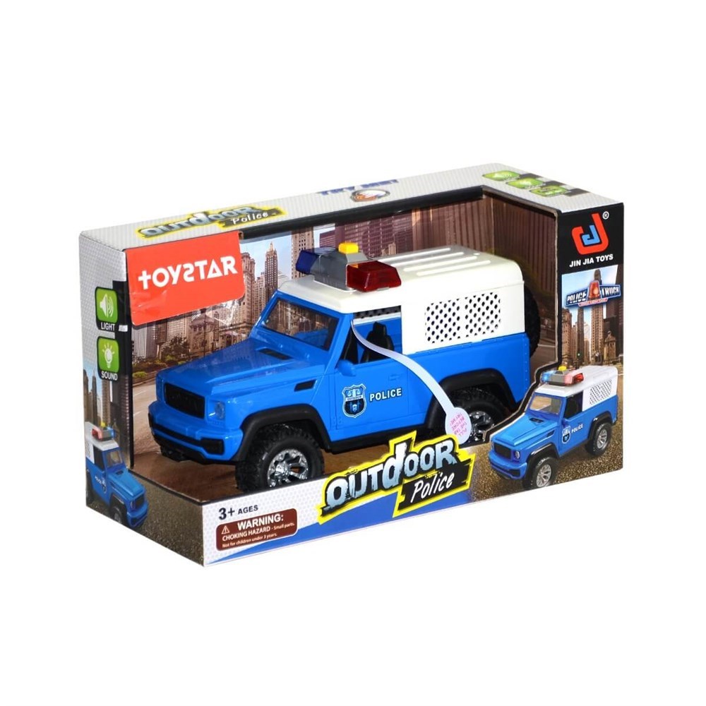 Sürtmeli Sesli Polis/İtfaiye Aracı-Oyuncak Kamyon