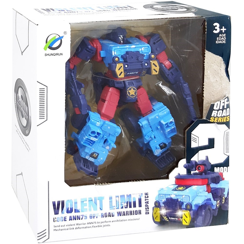 Teçhizatlı Dönüşebilen Robot 20 Cm 3+ 339-88-Karakter Figürleri