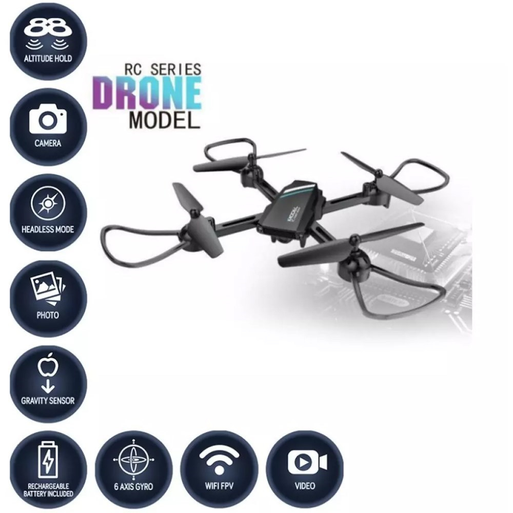 Tek Tuşla Kalkıp Stabil Kalma Özellikli Drone HC708S-Oyuncak Drone