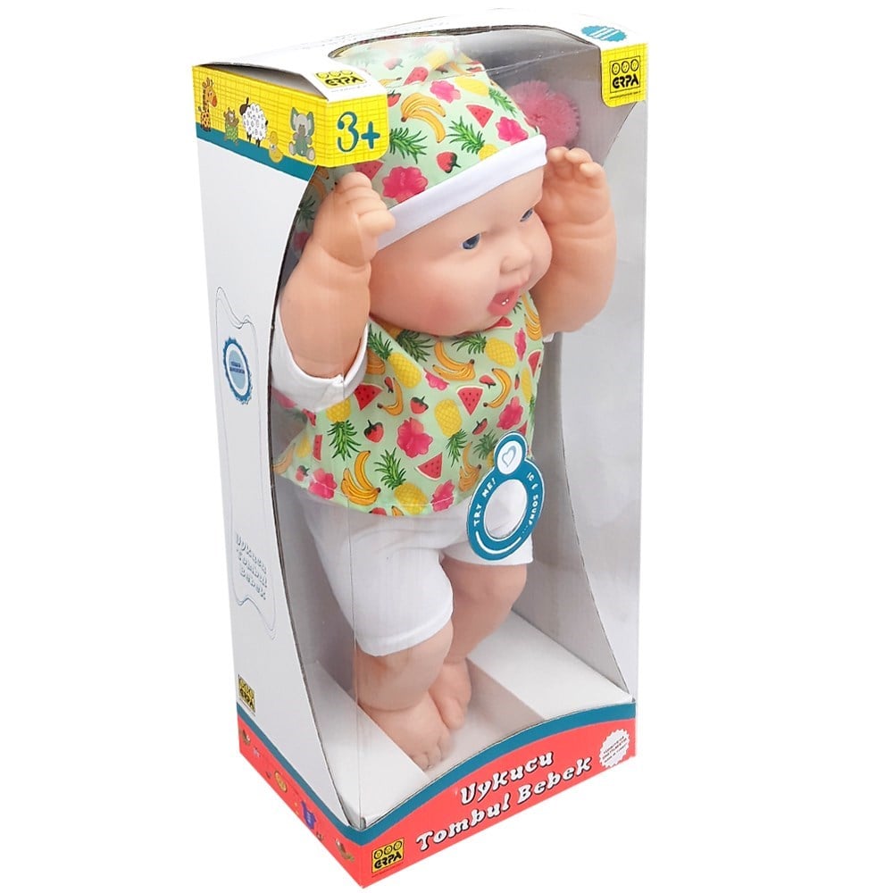 Tombul Kel Bebek Türkçe Konuşan 37 Cm 660542-Oyuncak Bebekler