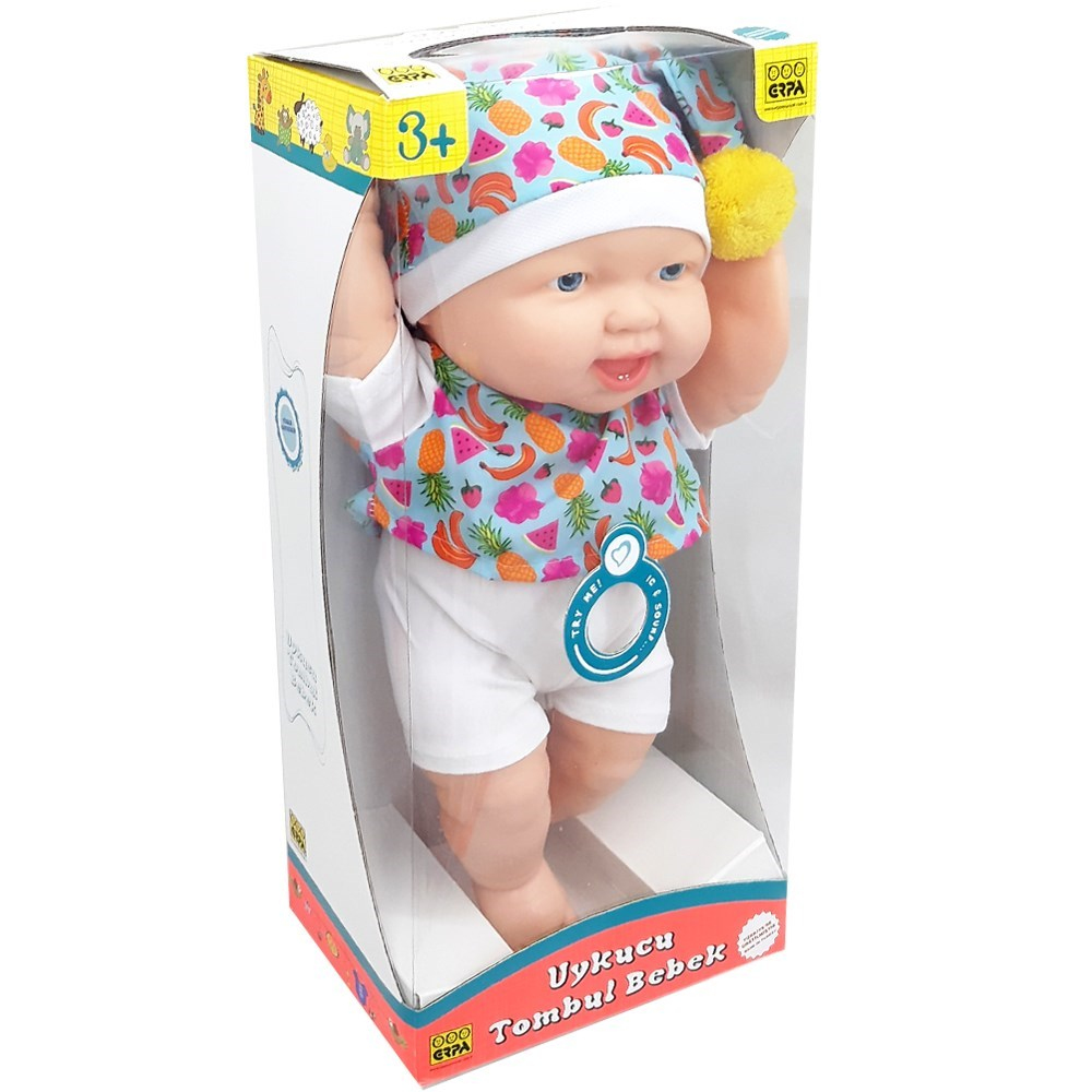 Tombul Kel Bebek Türkçe Konuşan 37 Cm 660542-Oyuncak Bebekler
