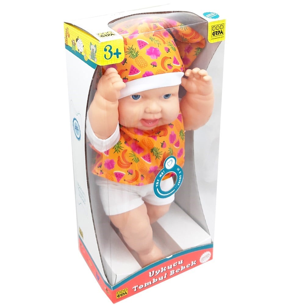 Tombul Kel Bebek Türkçe Konuşan 37 Cm 660542-Oyuncak Bebekler