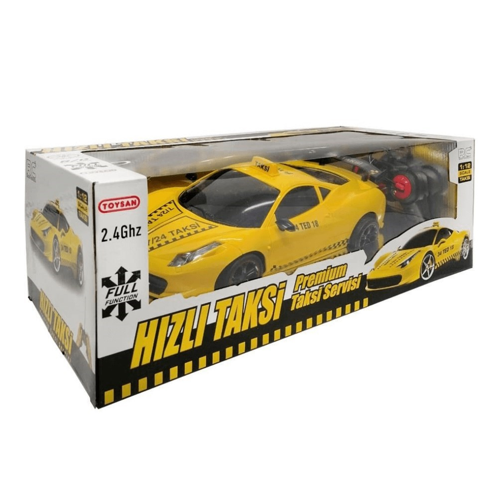 Toysan Uzaktan Kumandalı Şarjlı Süper Car Taksi Araba-Kumandalı Arabalar