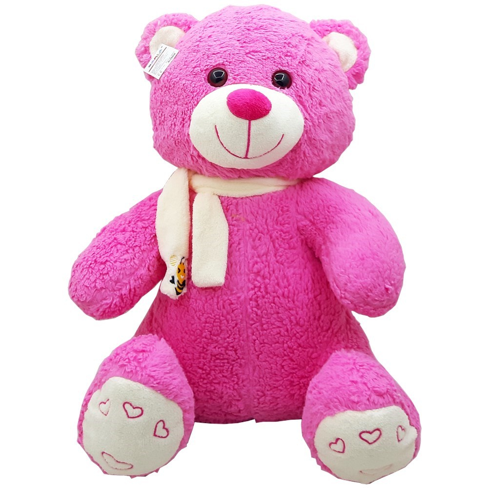 Uyaroğlu Oyuncak Atkılı Peluş Ayı 60 Cm-Peluş Oyuncaklar