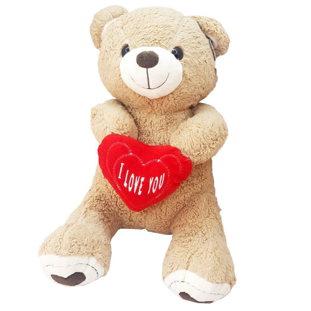 Uyaroğlu Oyuncak Tonton Kalpli 60 Cm-Peluş Oyuncaklar