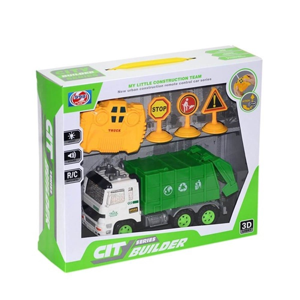 Uzaktan Kumandalı Çöp Kamyonu Seti-Oyuncak Kamyon