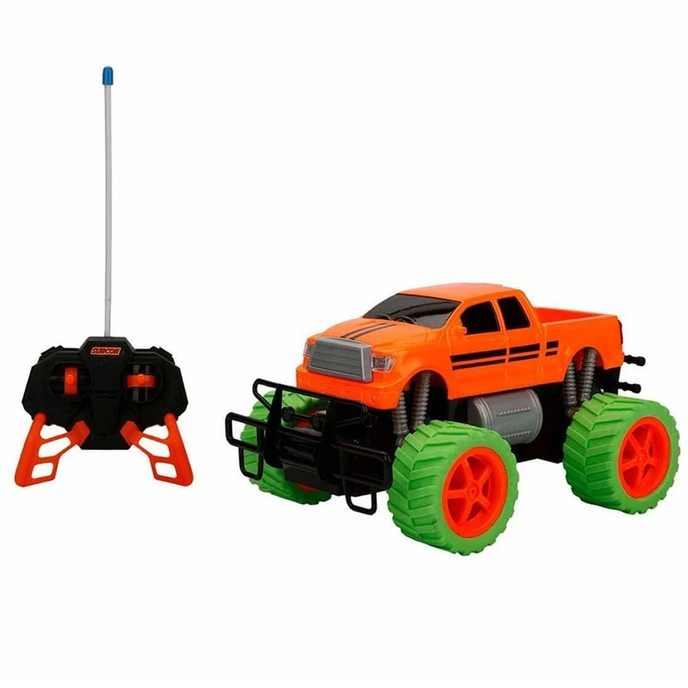 Uzaktan Kumandalı Neon Jumbo Weels USB Şarjlı Araba 80032-Kumandalı Arabalar