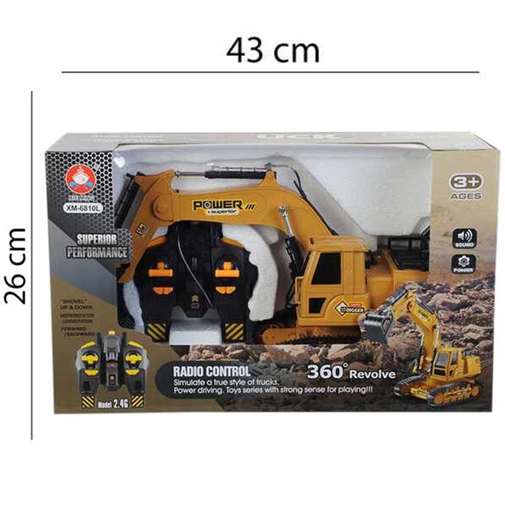 Uzaktan Kumandalı Şarjlı Kepçe XM-6810L-Kumandalı İş Makineleri