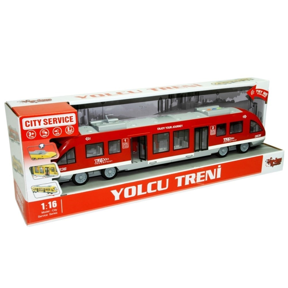 Vardem Oyuncak 1:16 Sürtmeli Sesli Işıklı Yolcu WY920A,WY920B-Oyuncak Tren