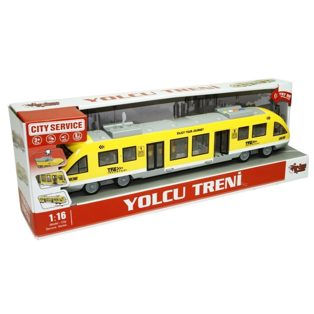 Vardem Oyuncak 1:16 Sürtmeli Sesli Işıklı Yolcu WY920A,WY920B-Oyuncak Tren