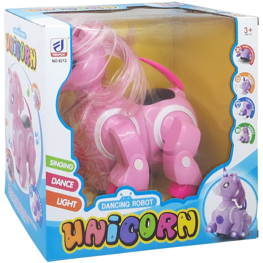 Vardem Oyuncak Işıklı Müzikli Dans Eden Unicorn Robot 8212-Oyuncak Robotlar