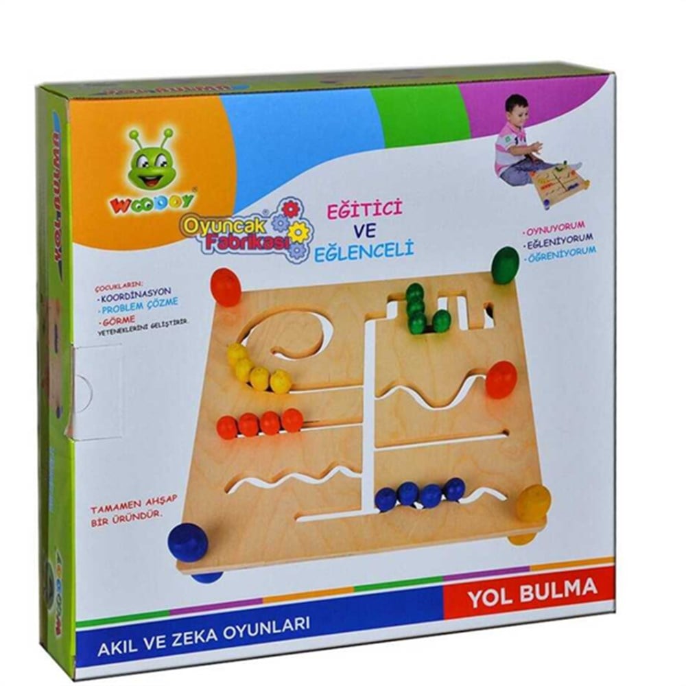 Woodoy Yol Bulma Oyunu-Akıl Oyunları