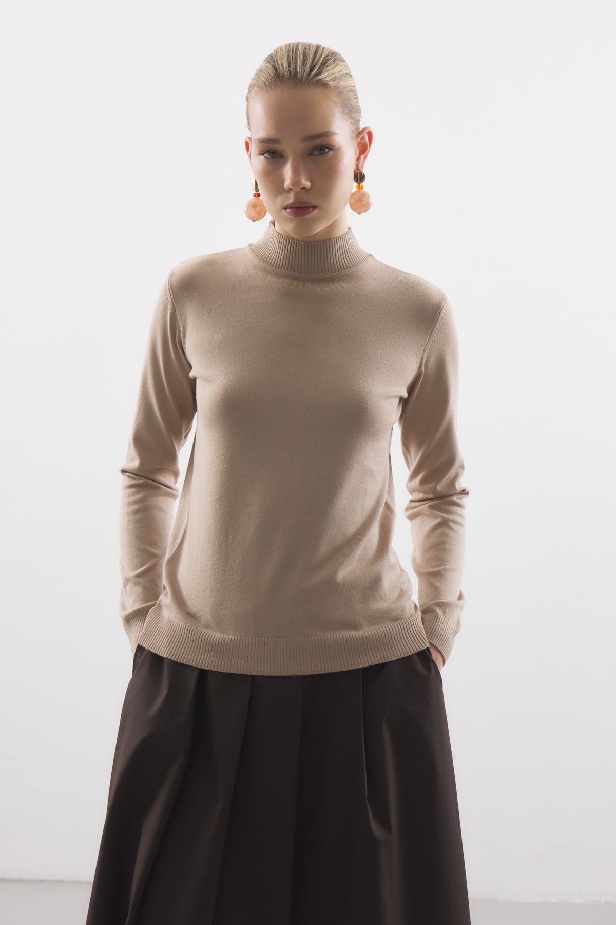 BALIKÇI YAKA BASIC TRİKO VİZON