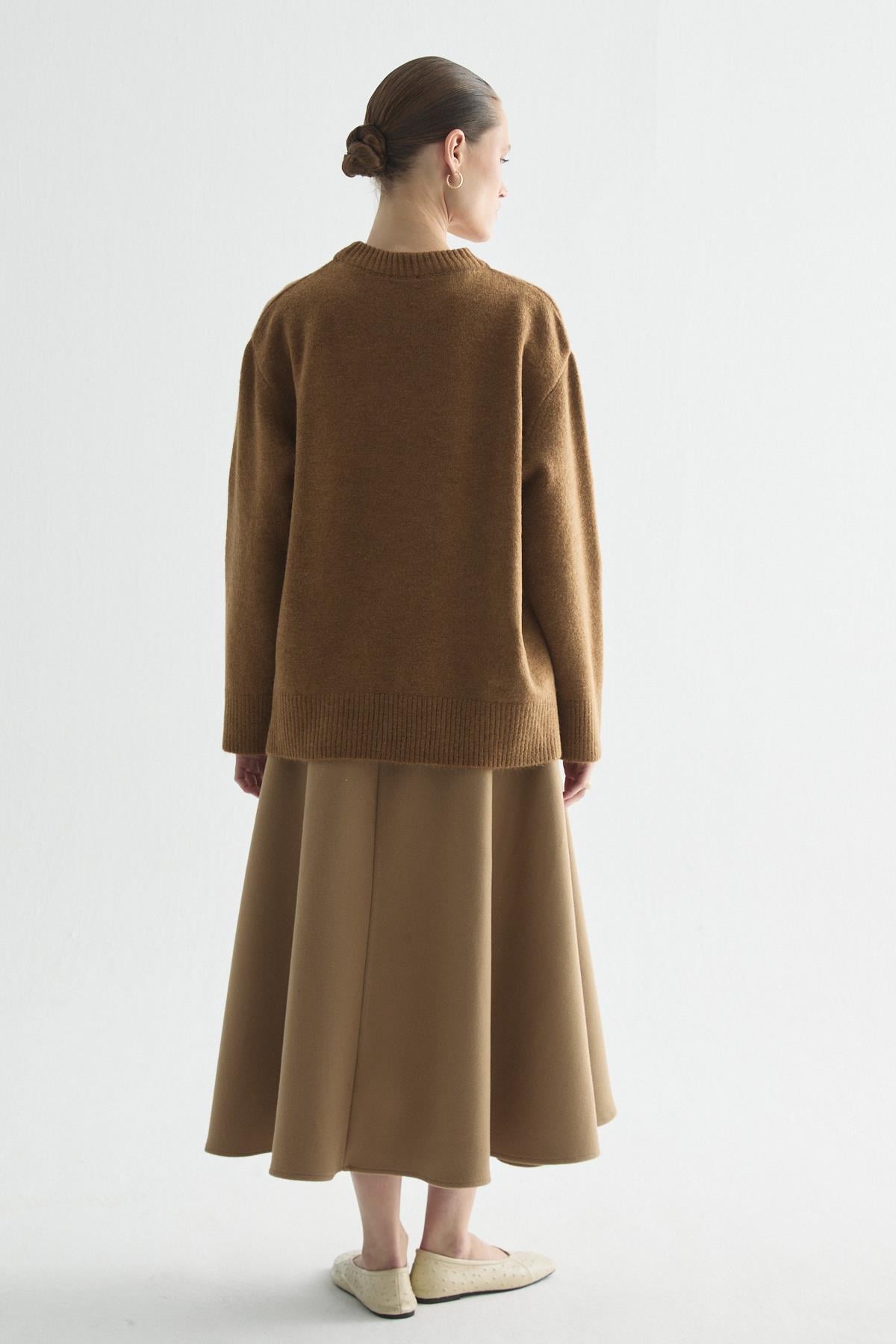 BEBE YAKA BASIC KAZAK CAMEL