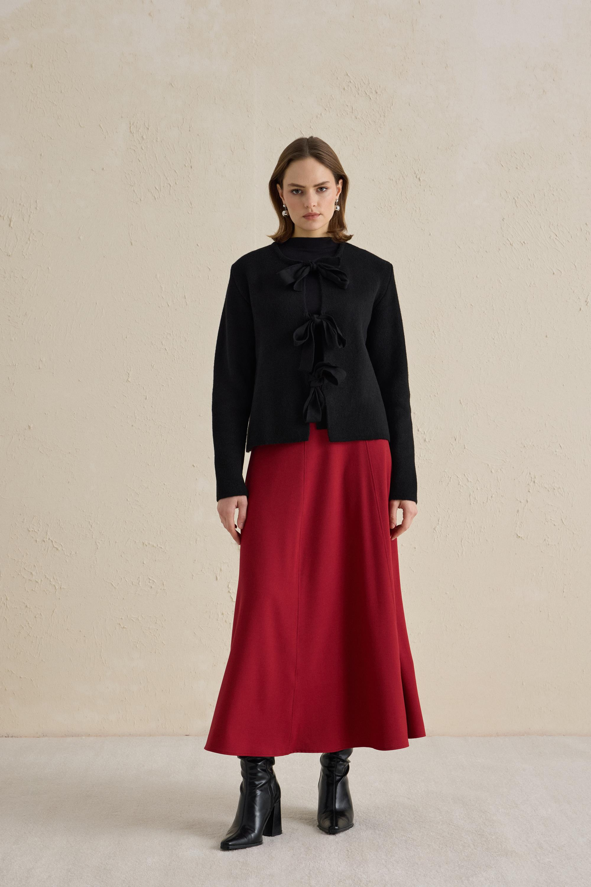 FANCY TRİKO HIRKA SİYAH