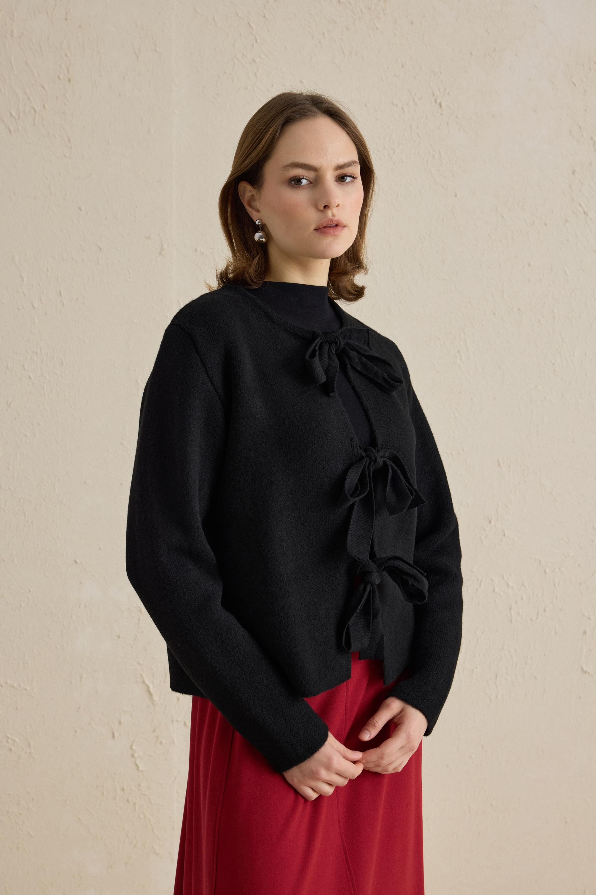 FANCY TRİKO HIRKA SİYAH