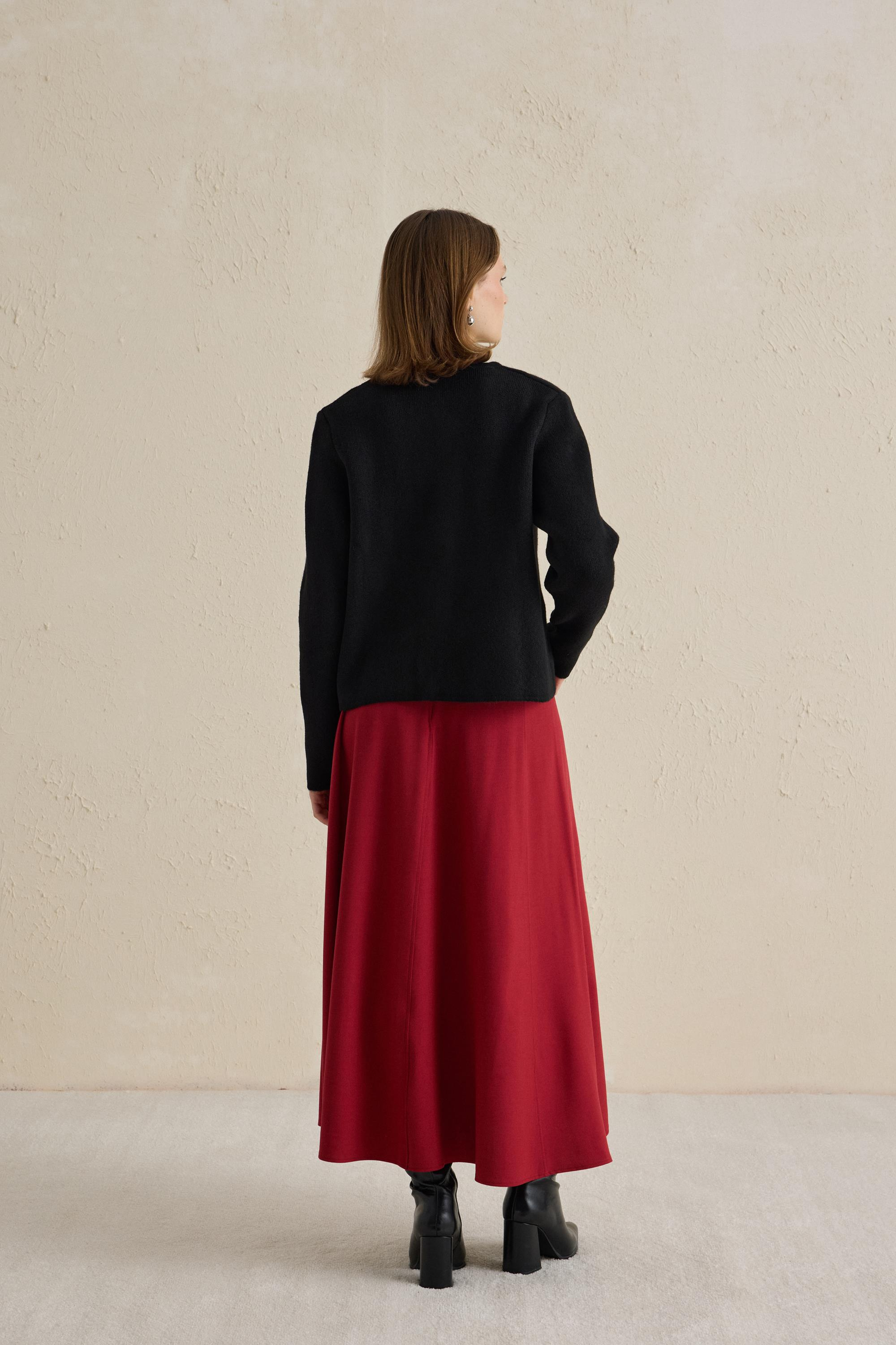 FANCY TRİKO HIRKA SİYAH