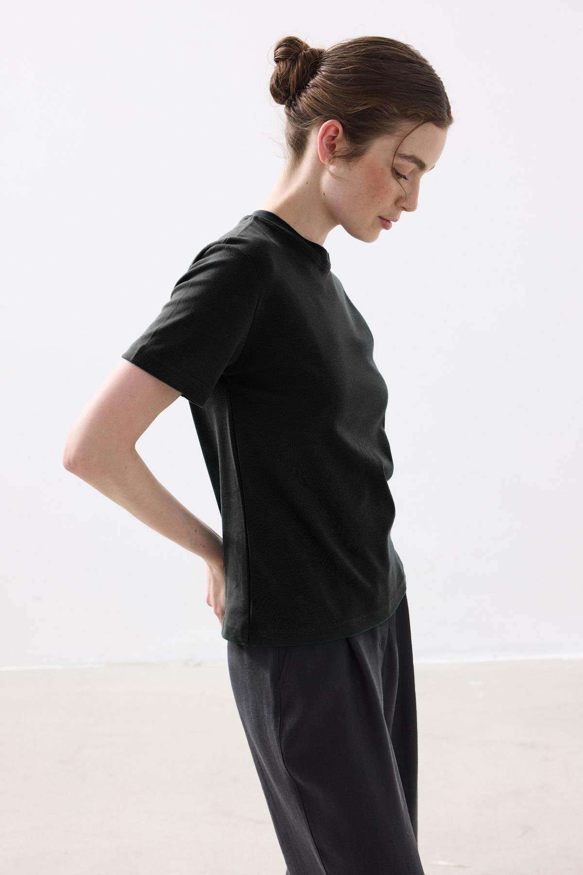 PAMUKLU BASIC BODY SİYAH