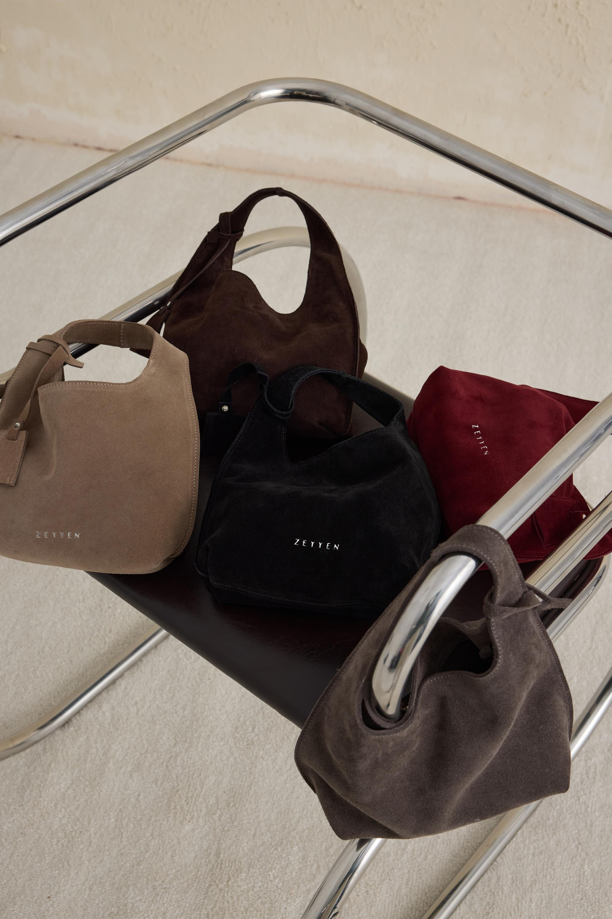 POUCHE SUEDE BAG SİYAH