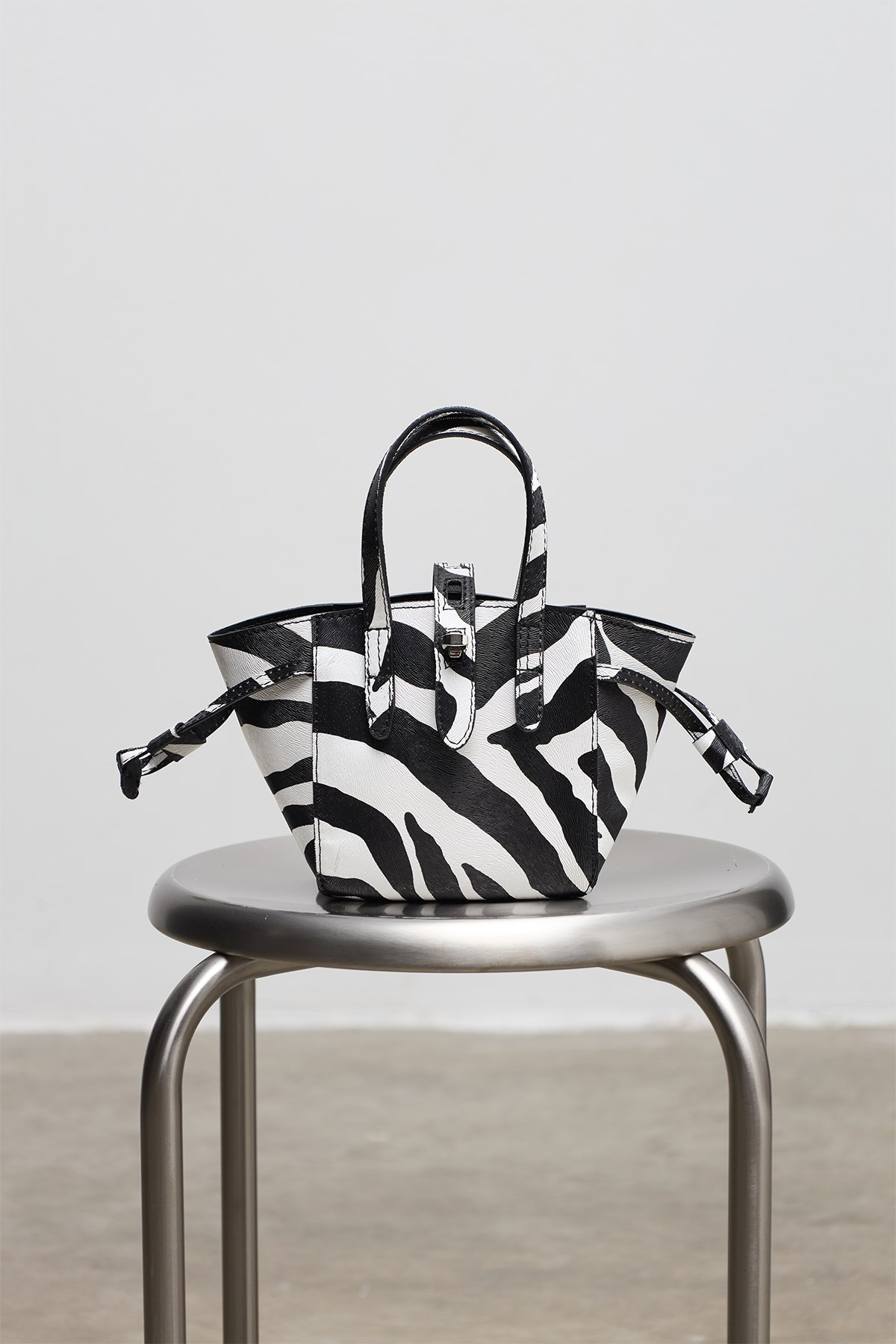 XS Antigone Çanta Zebra Desen