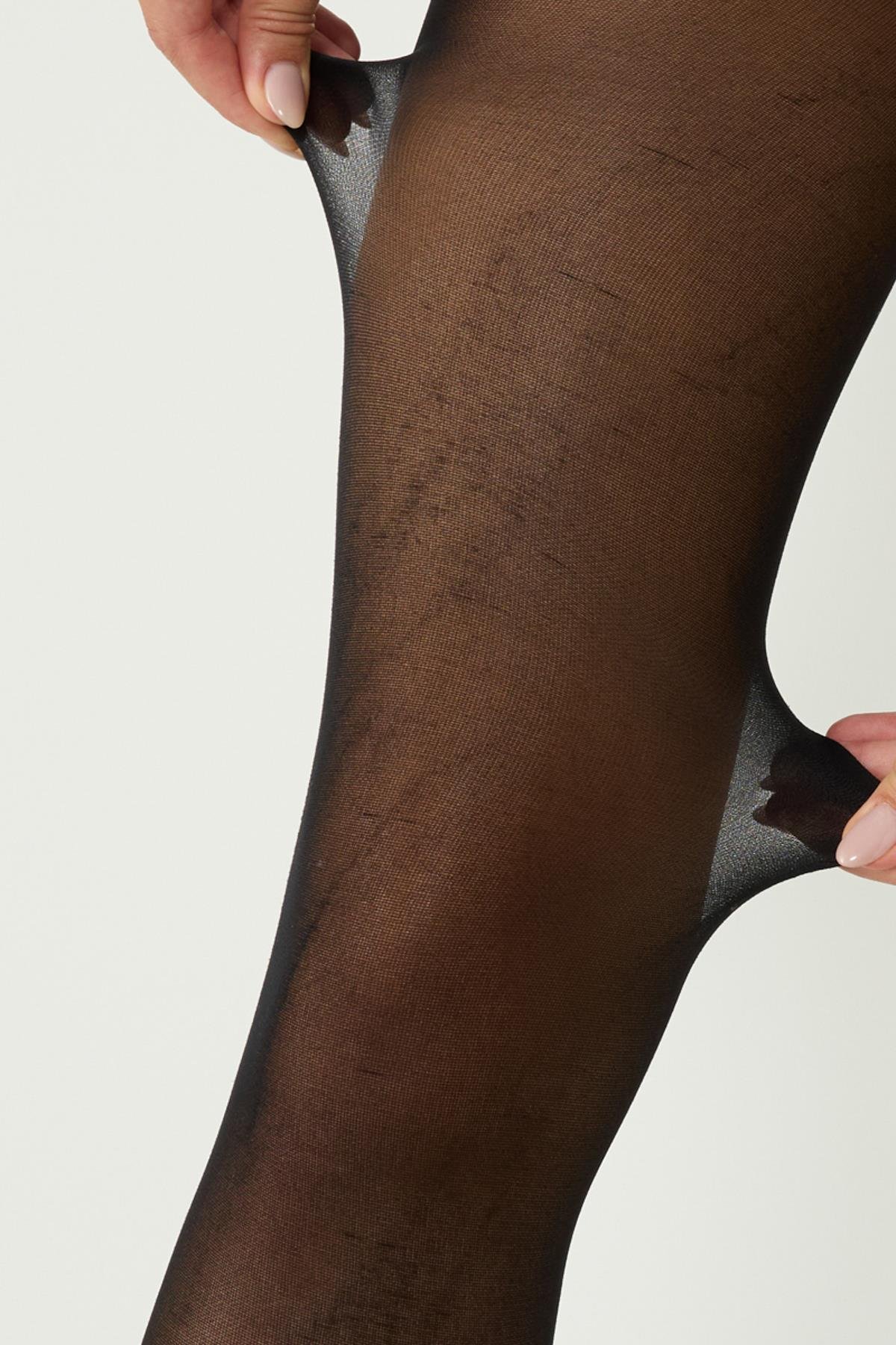 20 Denye Kaçmaz Külotlu Çorap Siyah