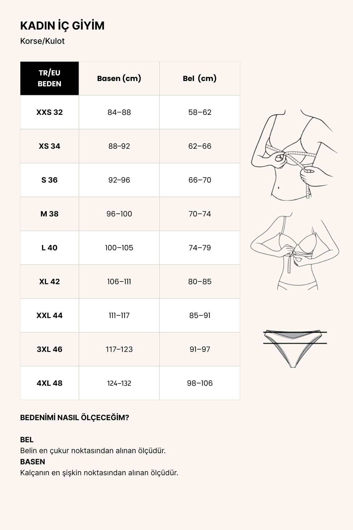 3'lü Paket Bikini Külot 5001 Siyah