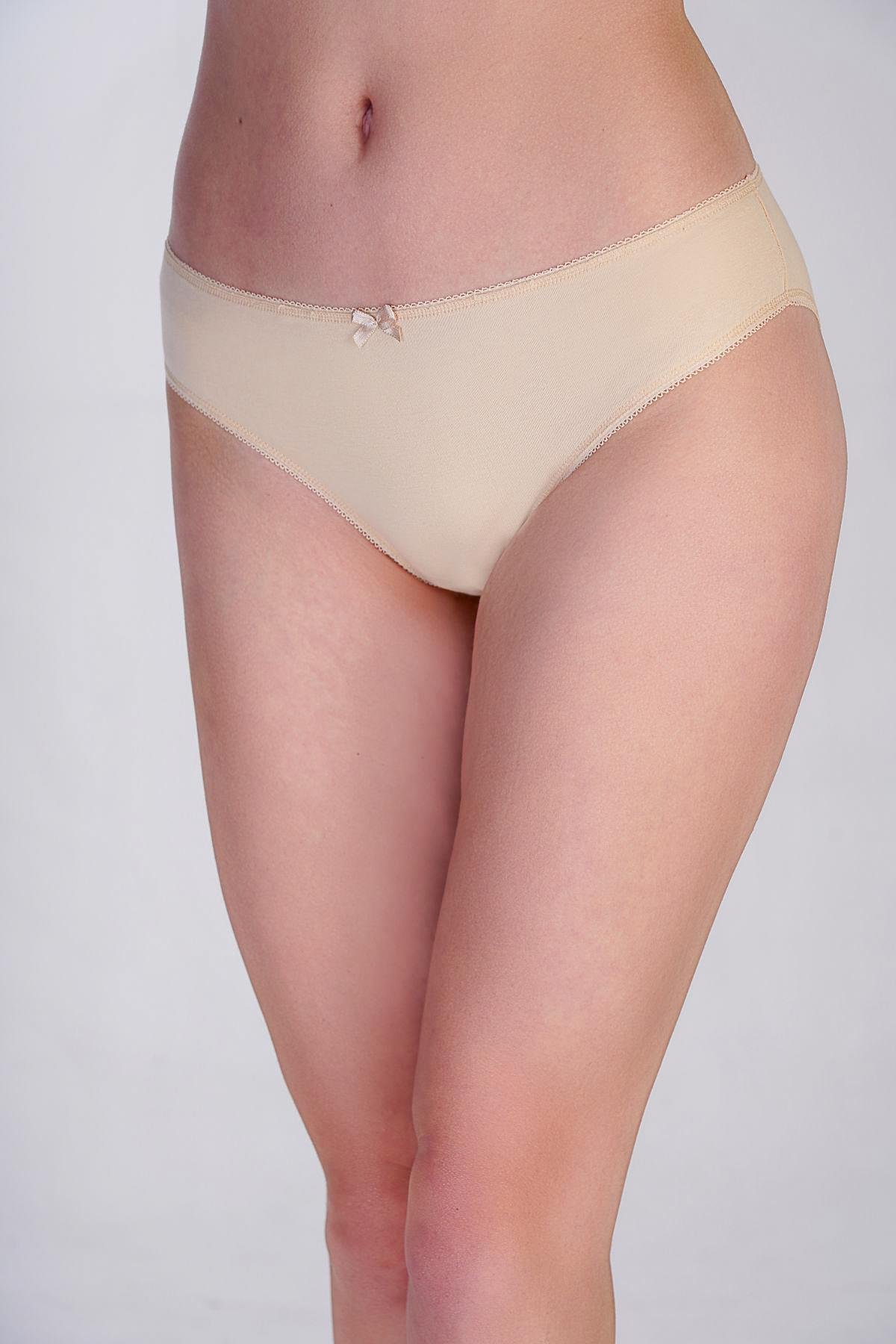 3'lü Paket Bikini Külot 5001 Ten