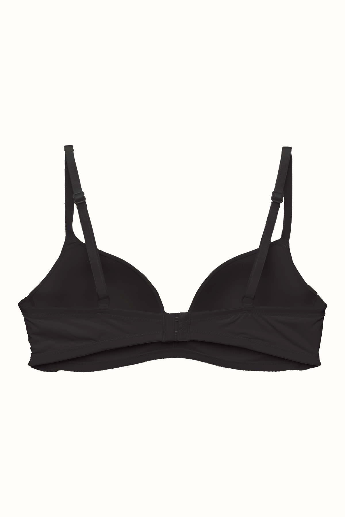 3'lü Paket Dolgusuz Yumuşak Kaplı Örme Sütyen C31791 Siyah/Beyaz/Ten