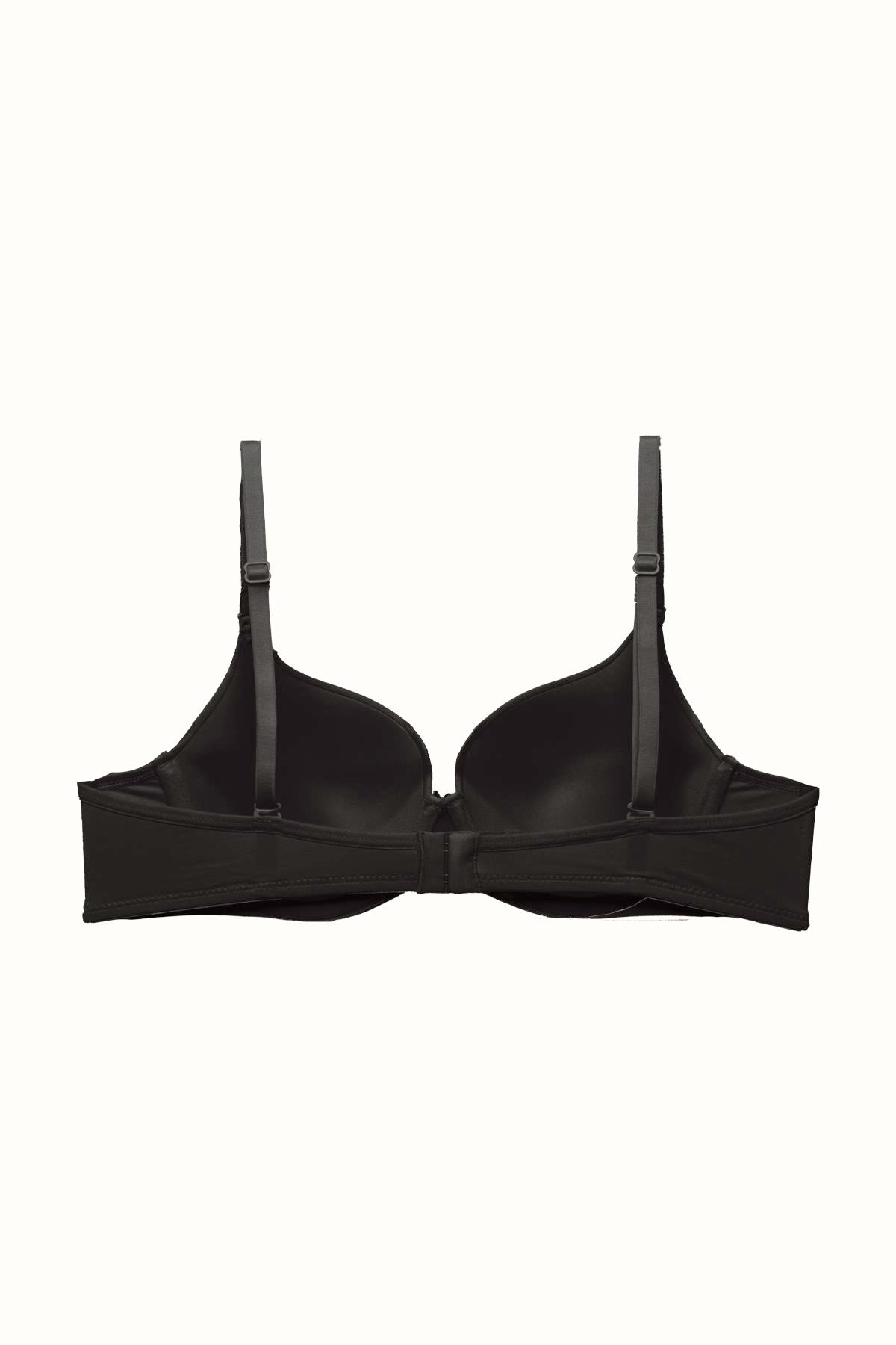 3'lü Paket Dolgusuz Yumuşak Kaplı Örme Sütyen C37010 Siyah/Ten