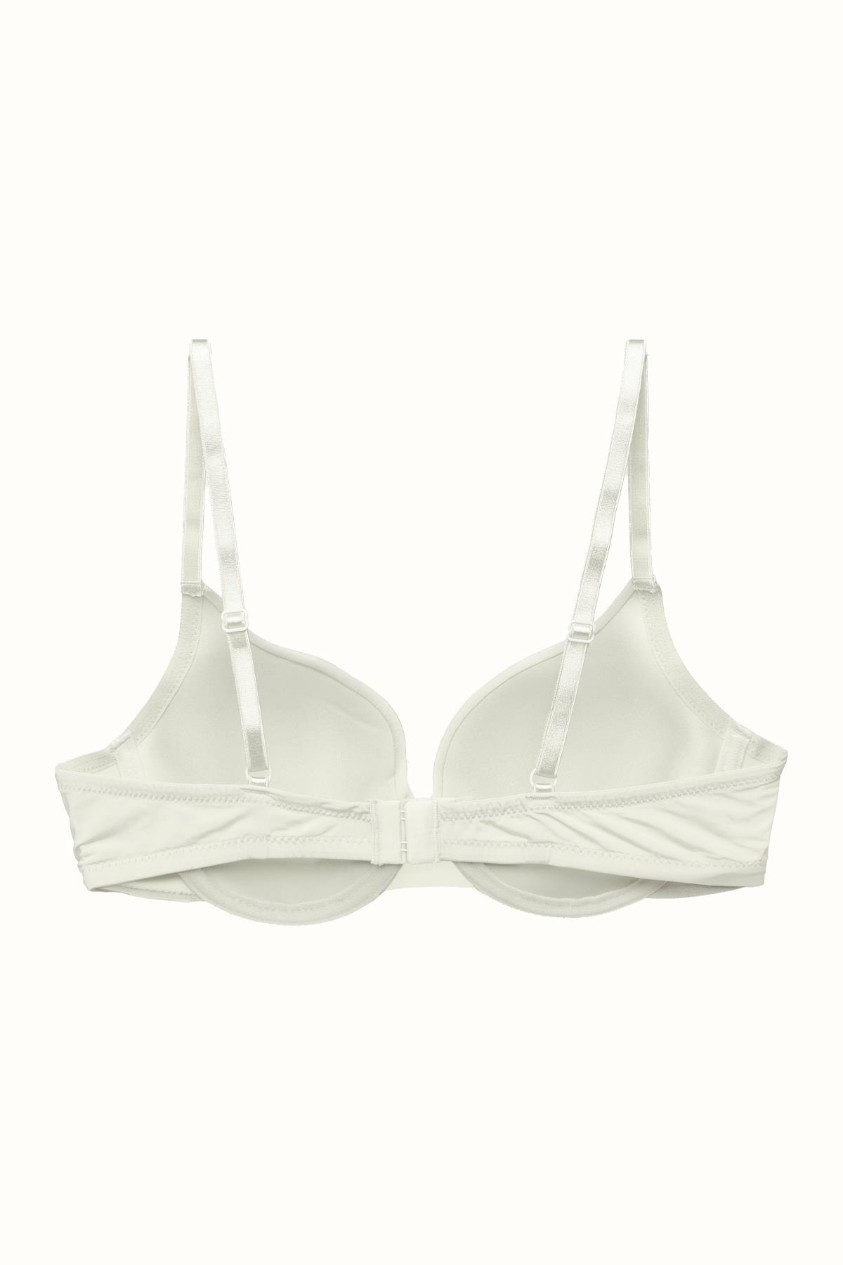 3'lü Paket Dolgusuz Yumuşak Kaplı Örme Sütyen C38010 Siyah/Beyaz/Ten