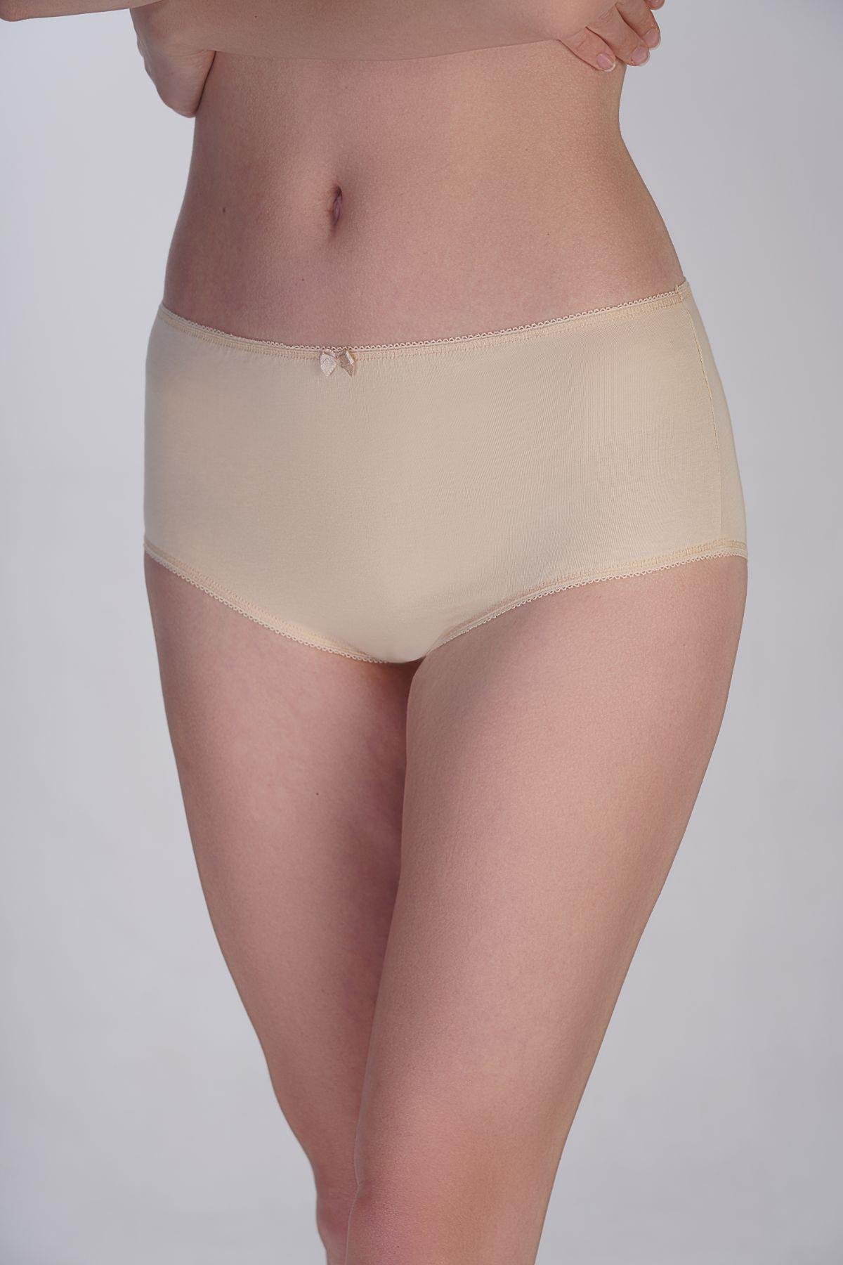 3'lü Paket Pamuklu Slip Külot 5003 Çok Renkli