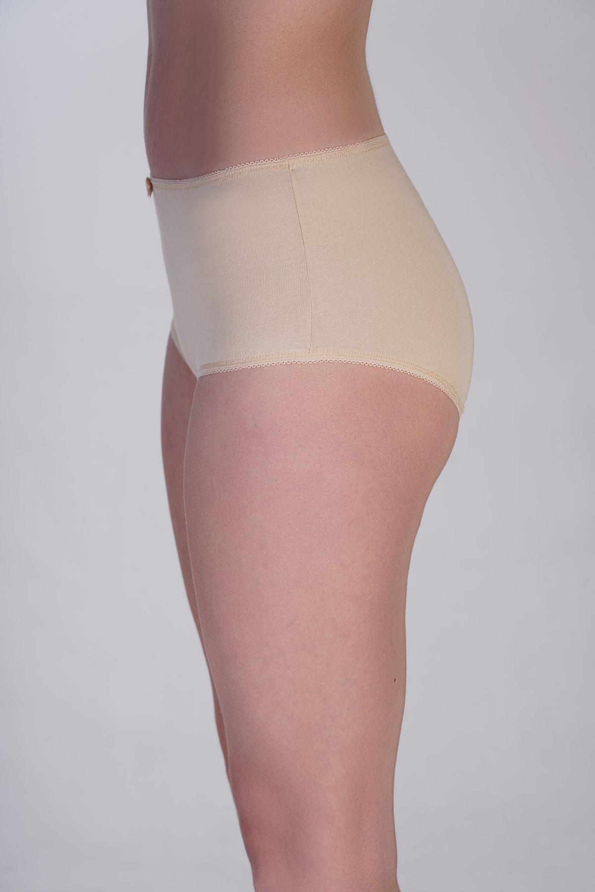 3'lü Paket Pamuklu Slip Külot 5003 Çok Renkli