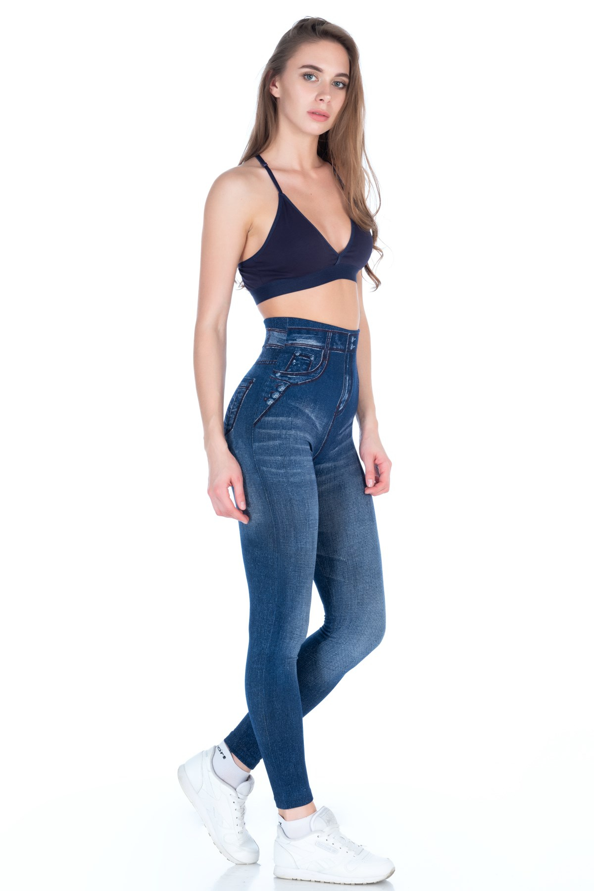 Aysemin 4010 Kadın Tayt Denim
