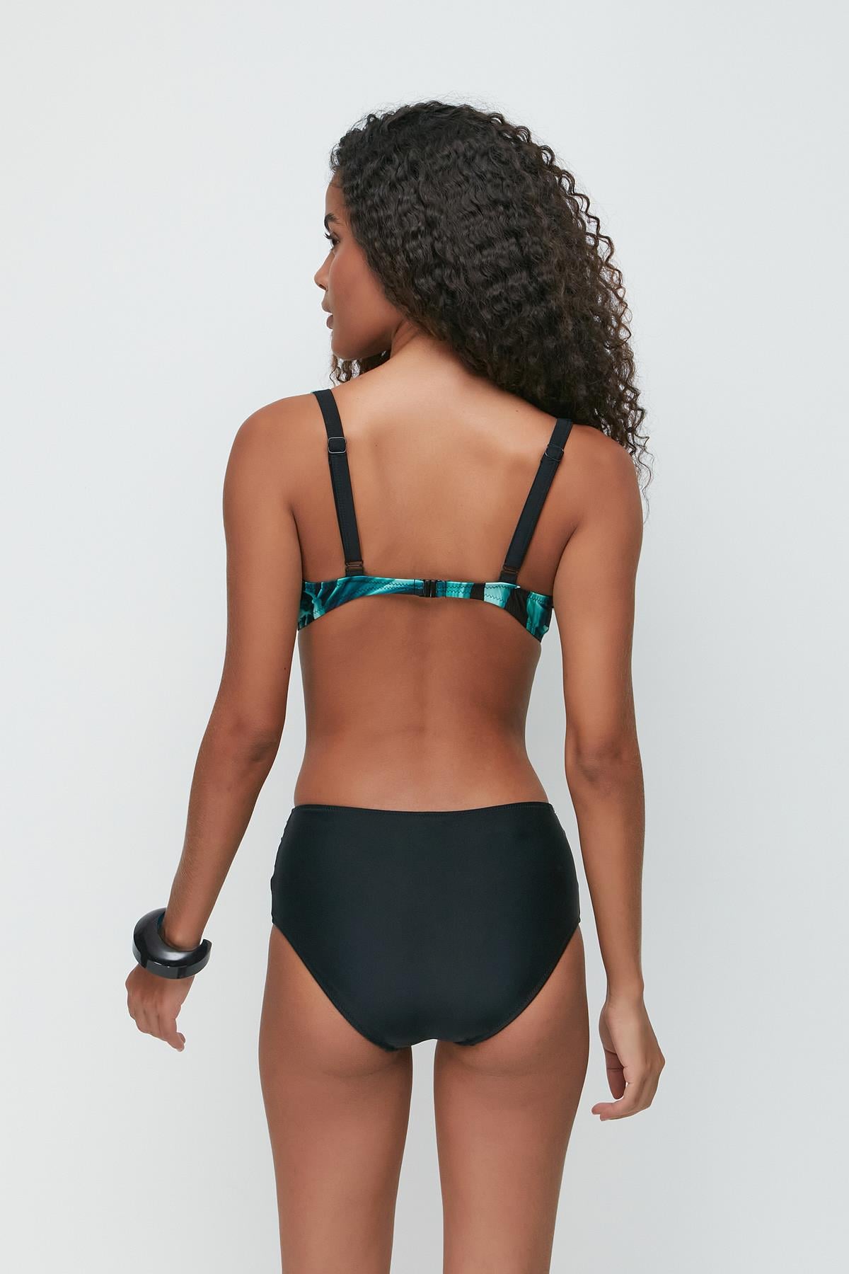 Balenli Toparlayıcı Bikini Takım 3245 Yeşil