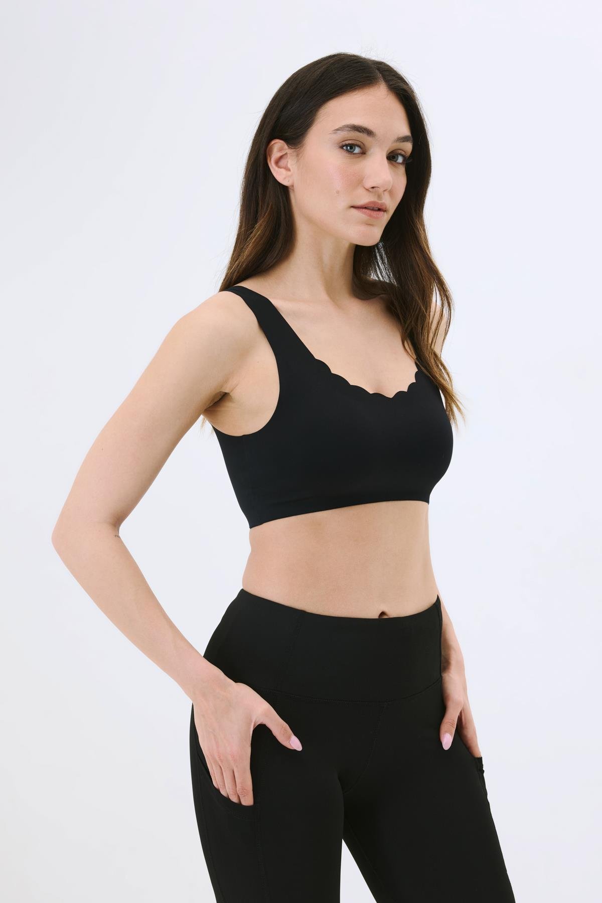 C&City Non-Wireless Seamless Laser Bra with Removable Pads C26130