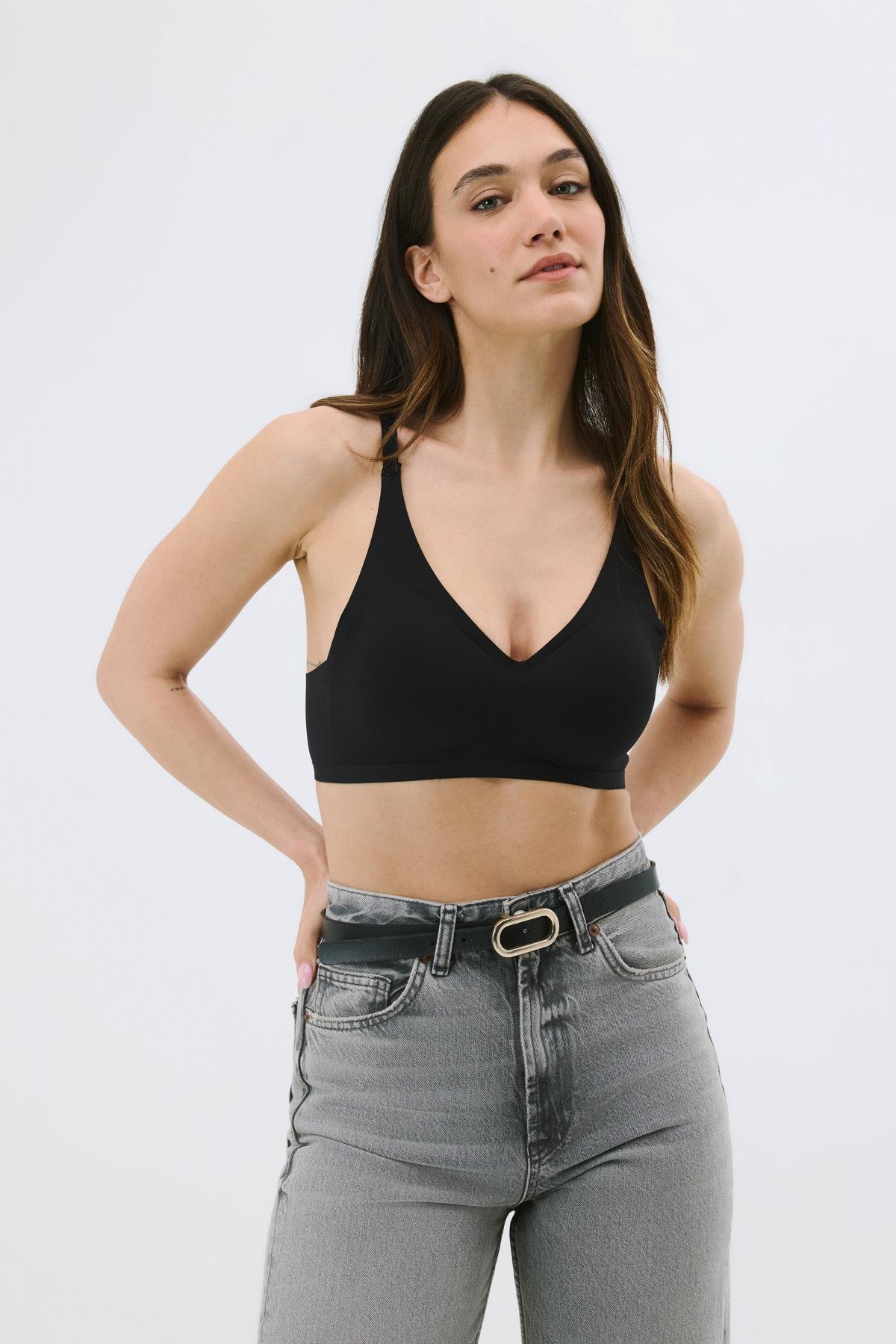 C&City Non-Wireless Seamless Laser Bra with Removable Pads C26120