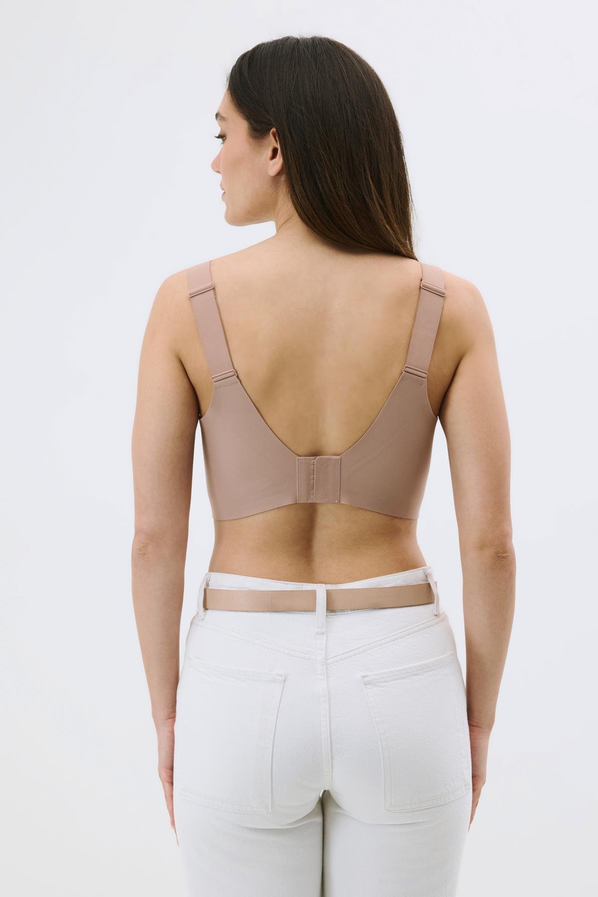 Balensiz Dikişsiz Lazer Çıkarılabilir Pedli Sütyen C26155 Capucino