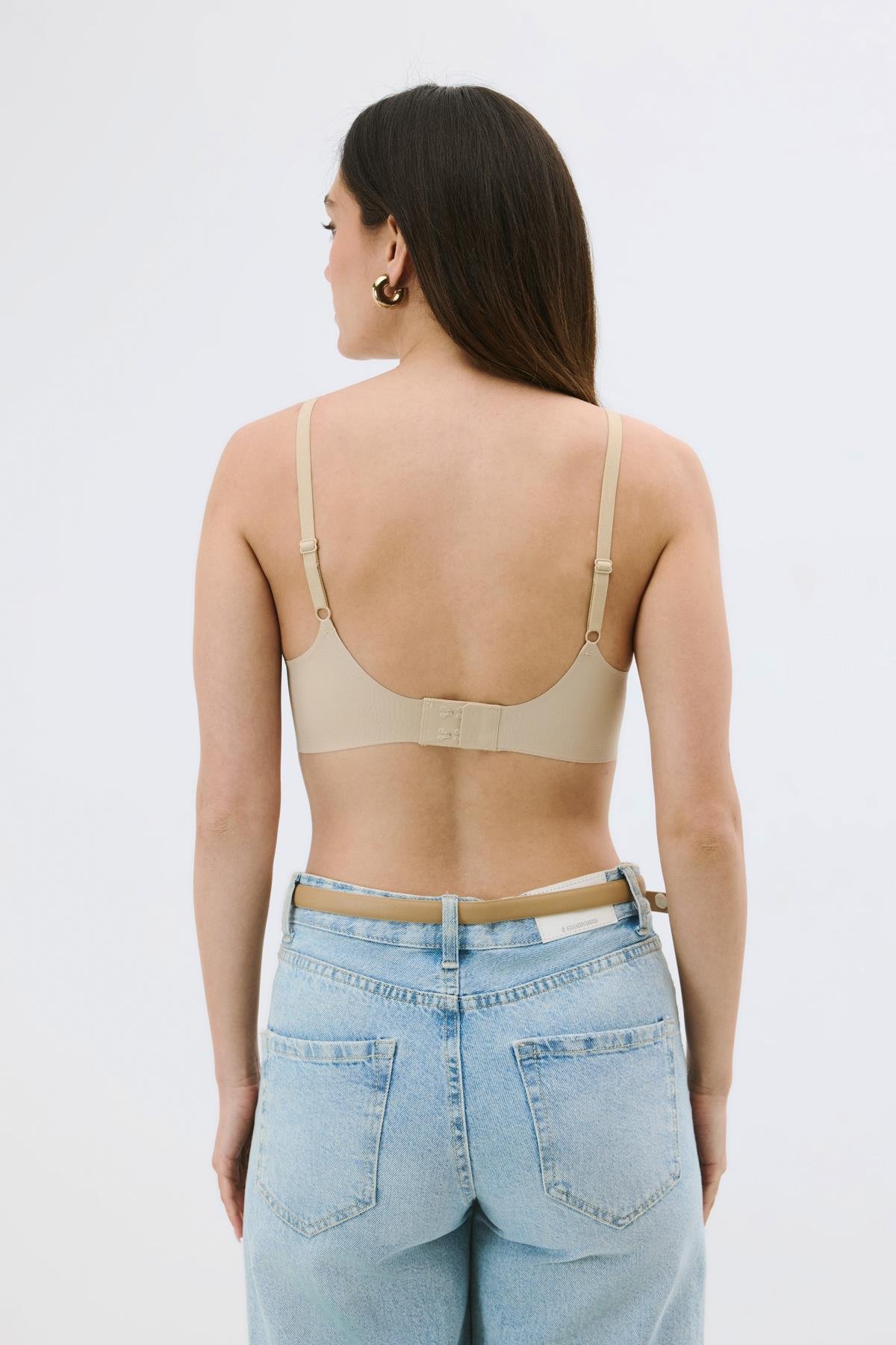 Balensiz Dikişsiz Lazer Çıkarılabilir Pedli Sütyen C26150 Ten