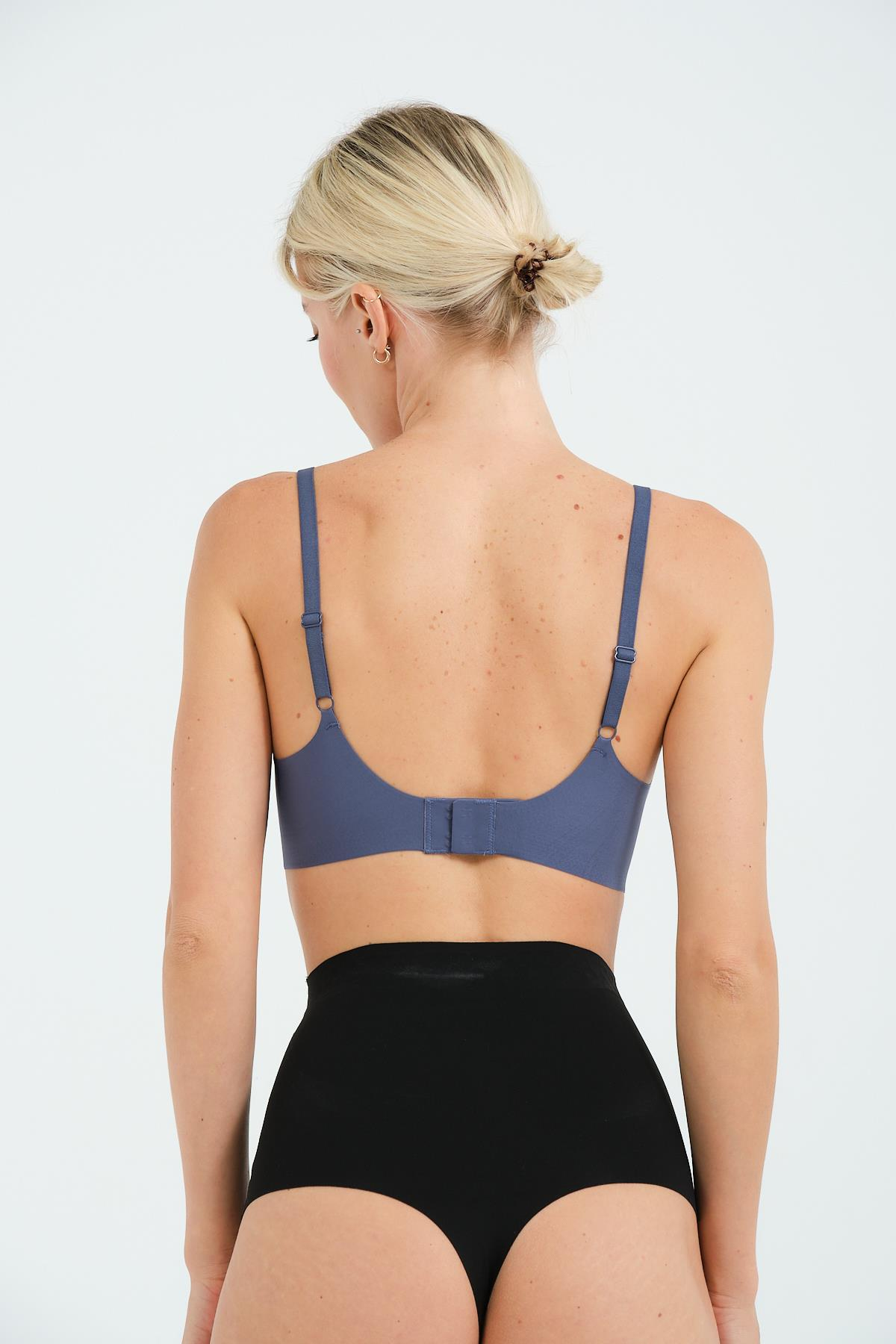 Balensiz Dikişsiz Lazer Çıkarılabilir Pedli Sütyen C26150 Antrasit