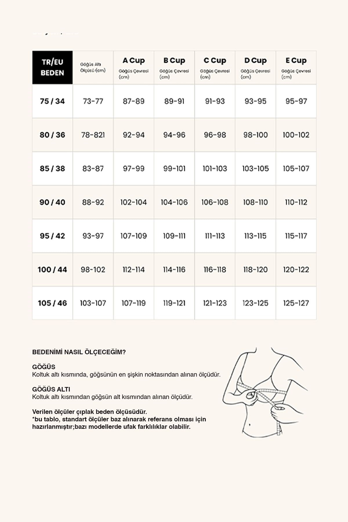 Balensiz Toparlayıcı Sütyen CC868 Ten