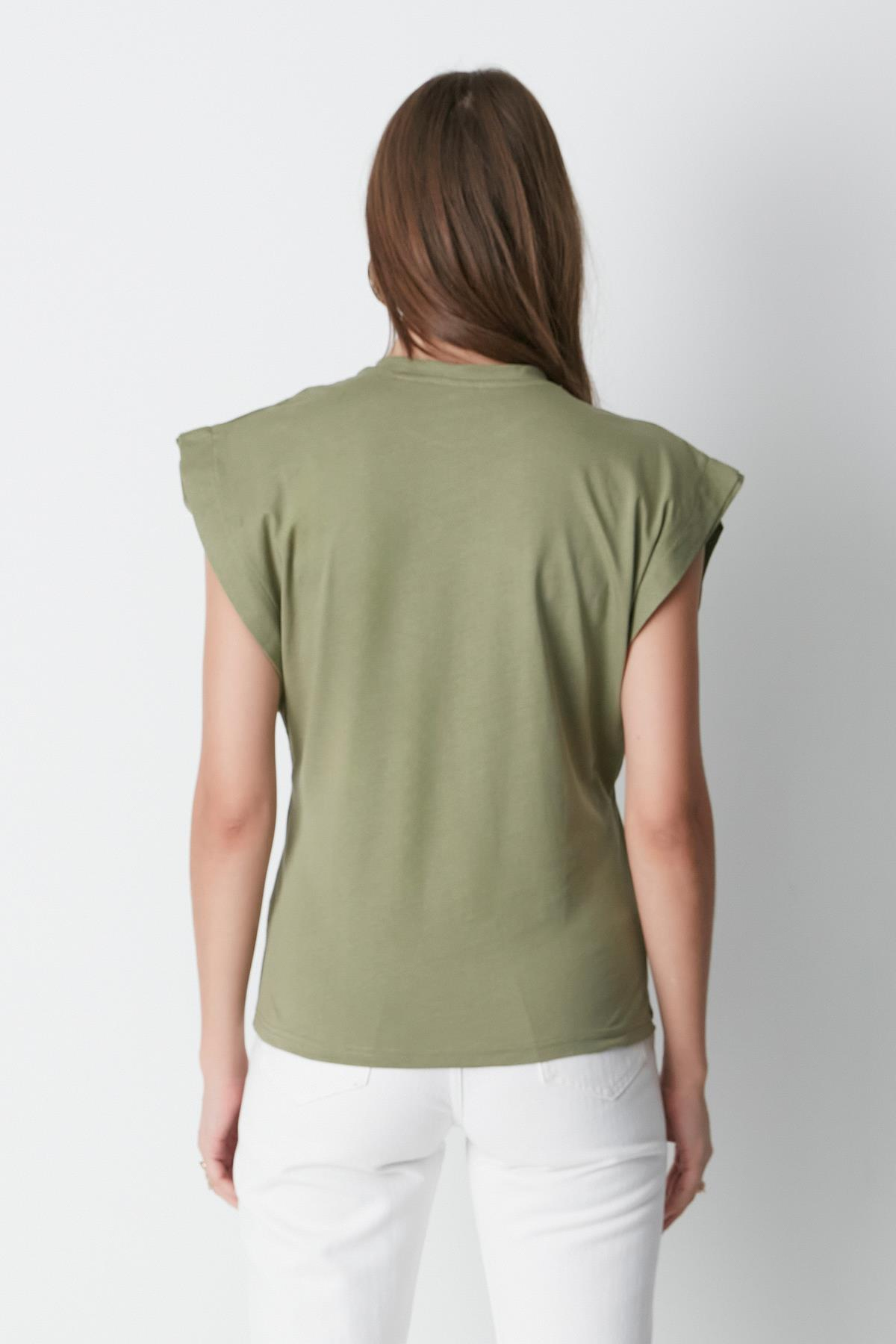 Bisiklet Yaka Kısa Kol 2'li Basic T-Shirt 958 Haki/Gri