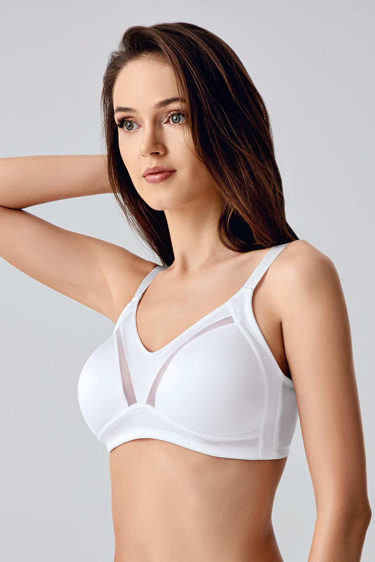 C16001 Balensiz Minimizer Sütyen Beyaz