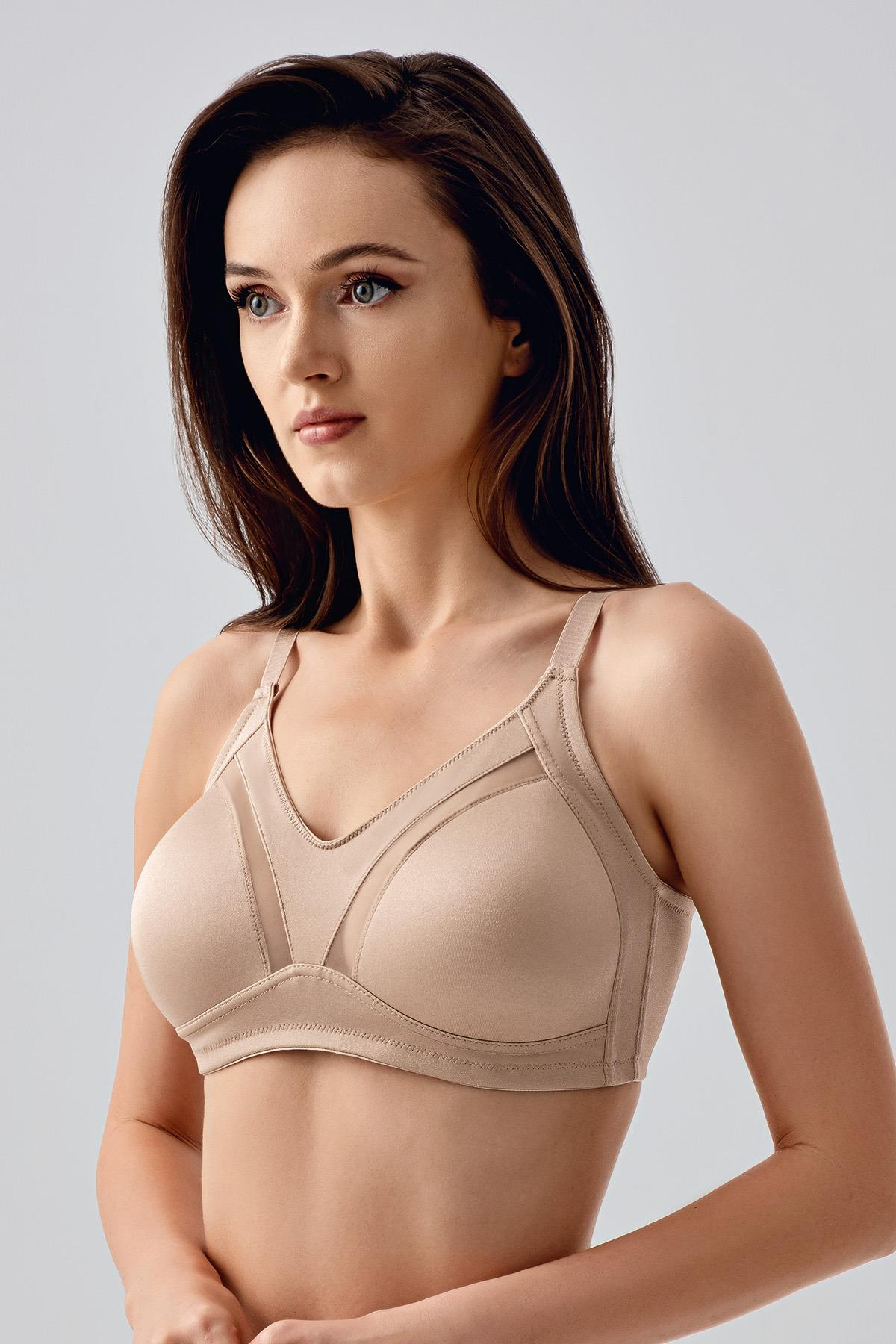 C16001 Balensiz Minimizer Sütyen Cappucino