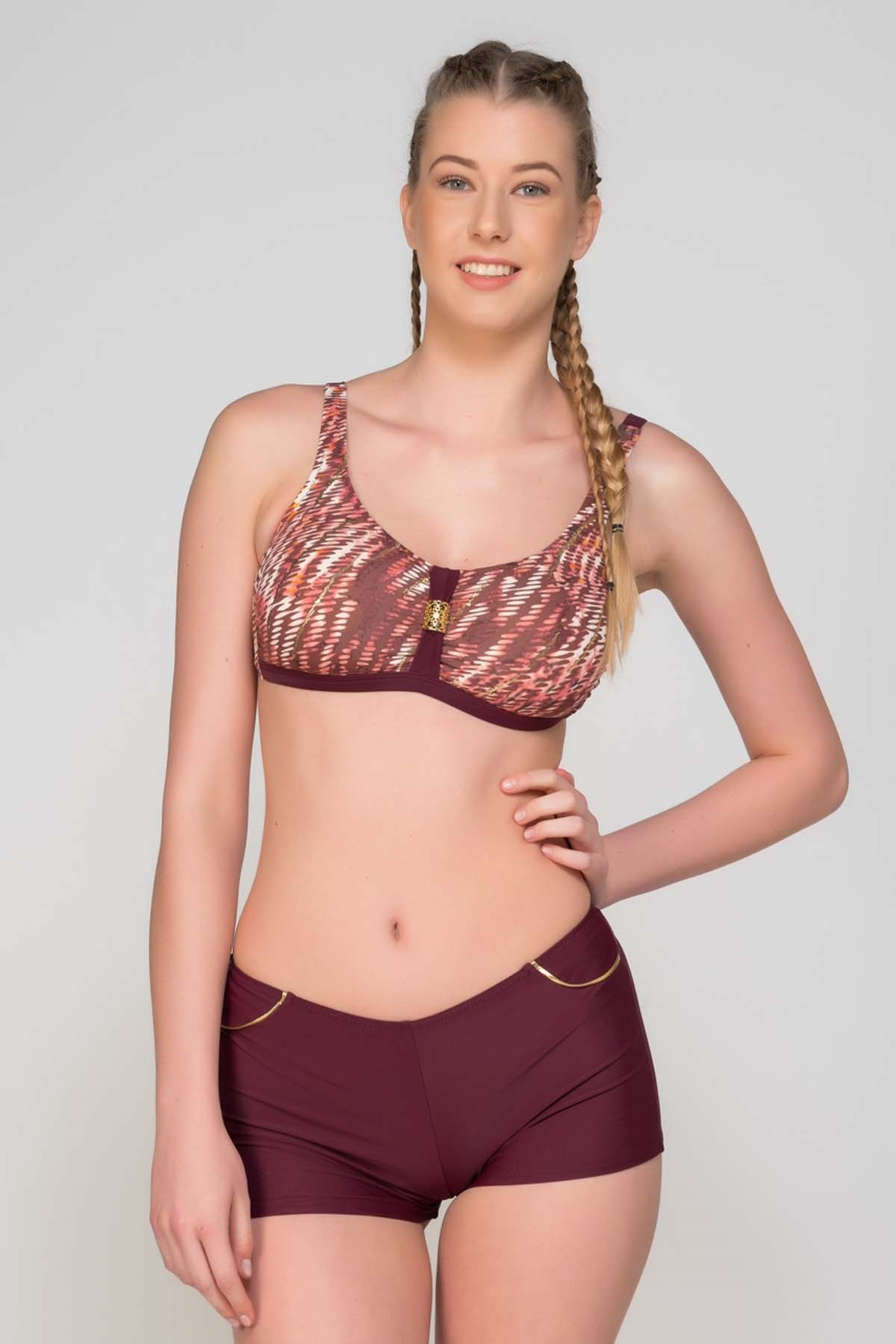 Camasircity 6565 Body Short lu Bikini (2727) Görsel